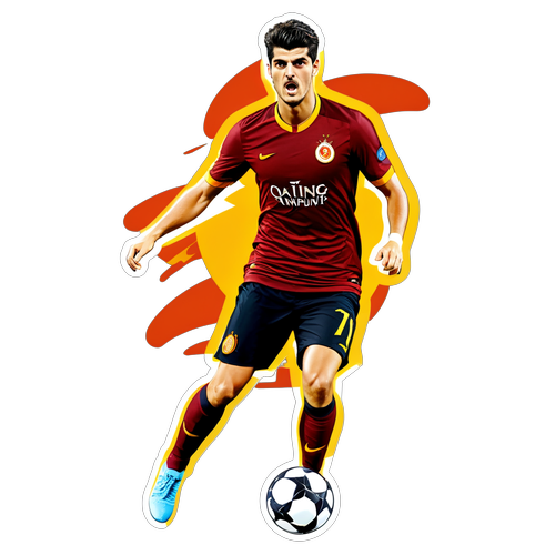 Alvaro Morata Galatasaray Sticker