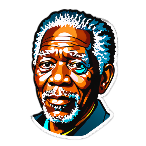 Vacker illustration av en man med djup blick