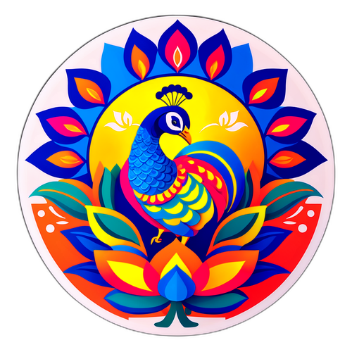परंपरागत सप्तमी स्टिकर