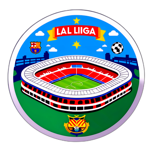 라리가의 상징적인 경기장 스티커