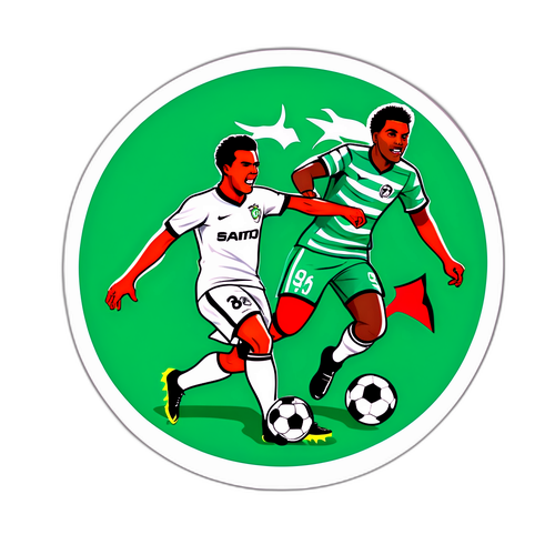 Thrilling Soccer Match: Santos vs. Vitória