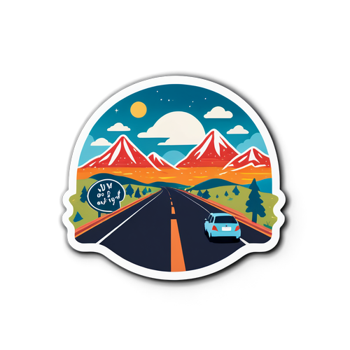 Sticker Perjalanan A66