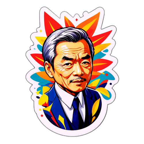 黒田 清太郎のイラストステッカー