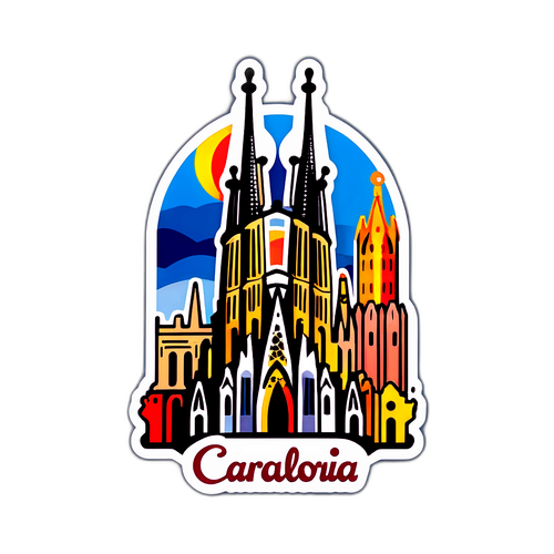 Barcelona - Kaunis kaupunkihorisontti