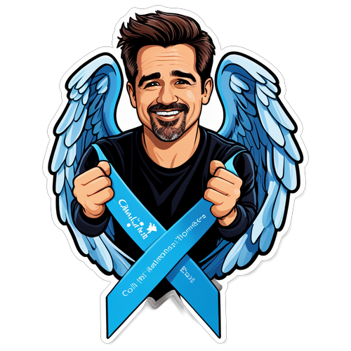 Menggapai Harapan: Sticker Kesedaran Sindrom Angelman yang Menggembirakan dengan Gaya Colin Farrell!