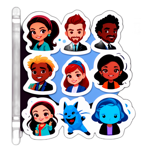 Samolepky s postavami z hry