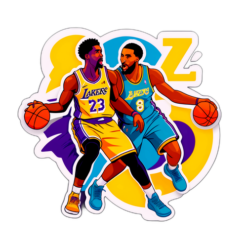 Pertarungan Basket Hornets vs Lakers