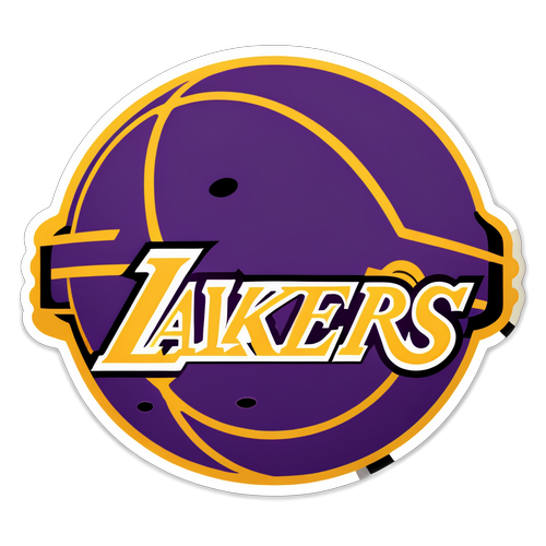 Sticker ng Los Angeles Lakers