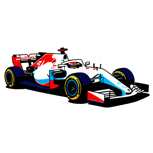 Minimalist F1 Racing Sticker
