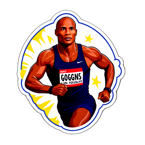 Samolepka s motivem Davida Gogginsa