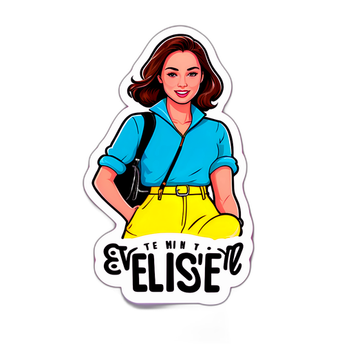 Stærk og Selvsikker Sticker