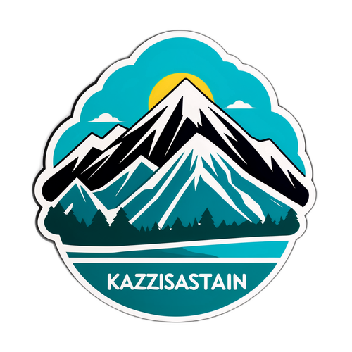 Dağ Silueti Sticker