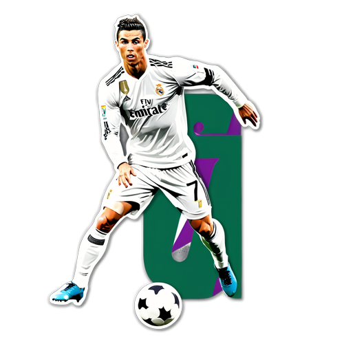 Maglietta con il numero 7 di Cristiano Ronaldo