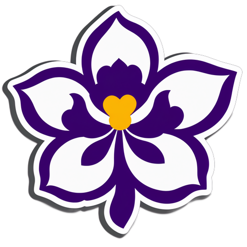피오렌티나의 상징적인 꽃 모티프 스티커
