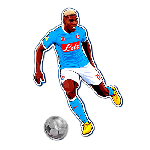 विक्टर ओसिम्हेन कार्रवाई में