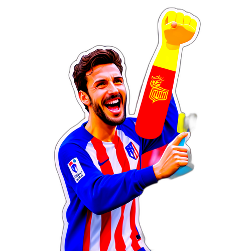 אוהד אתלטיקו מדריד cheering