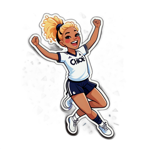 Chloe Kelly Fejrer Danse Sticker