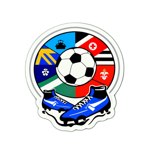 Sticker pentru iubitorii de fotbal