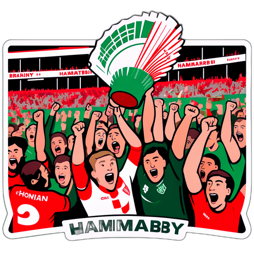 Hammarby og Brann Fans jubler