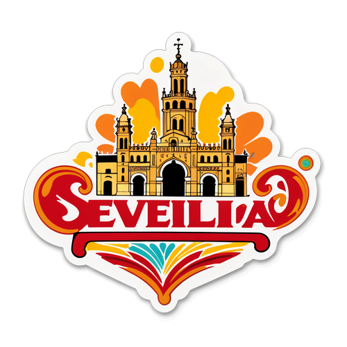 Sanat Dolu Sevilla Logosu Sticker