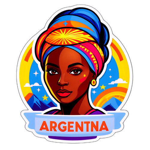 Silhouette Wanita Pemberdaya Argentina