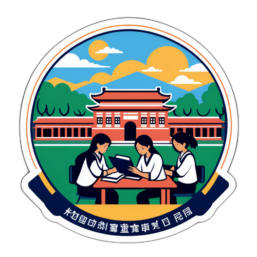 名城大学の精神を表現したデザインステッカー