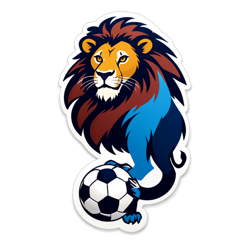 Sticker cu logo-ul stilizat al Premier League