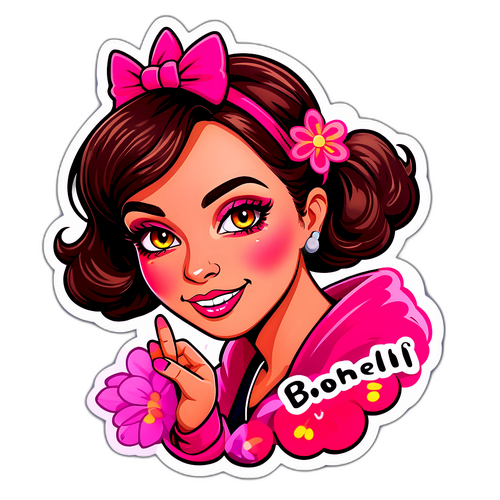 Sticker Colorido de Chechu Bonelli