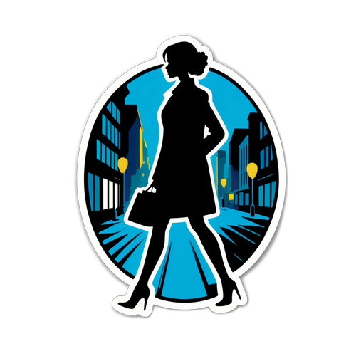 सेक्स और सिटी से प्रेरित एक शानदार स्टिकर