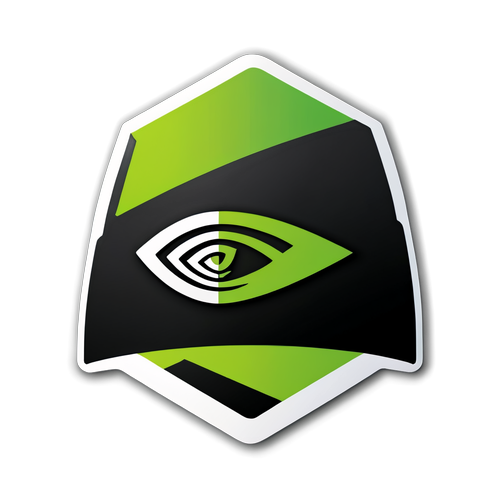 NVIDIA科技风格贴纸设计