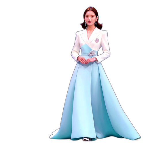 패션쇼 무대 위의 최화정의 화려한 순간