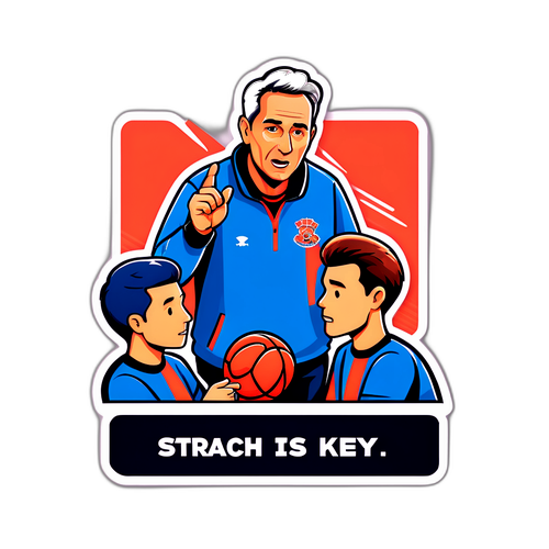 Coach die tactieken uitlegt