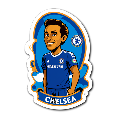 Sticker ya Chelsea FC ya Muonekano wa Zamani