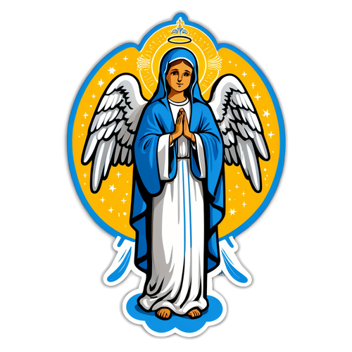 Receba a Mensagem Especial da Nossa Senhora Aparecida com Este Sticker Inspirador!