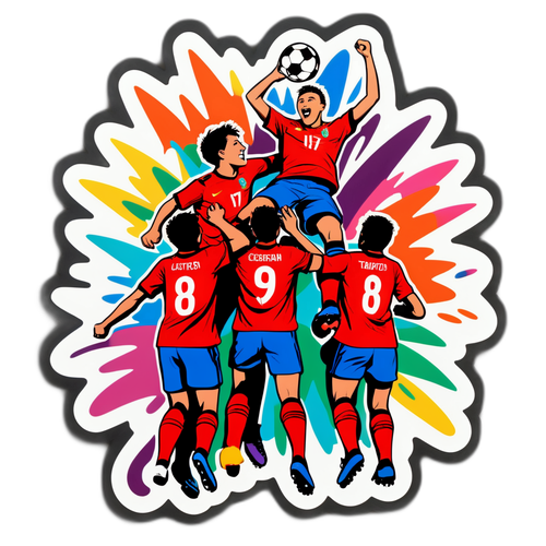 Éuforica Celebración de la Victoria del Equipo U-17