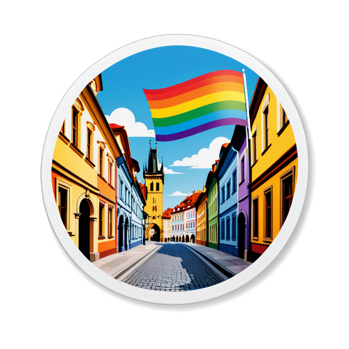 Neuvěřitelná Praha! Rainbow Flag Oživuje Ulice na Prague Pride 2024!