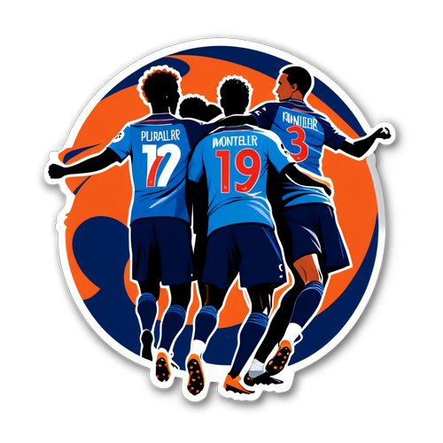 Sticker ya Montpellier vs PSG