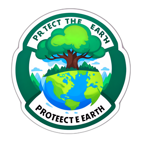 保護地球貼紙