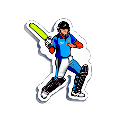 สติกเกอร์เกี่ยวกับการสร้างทีมคริกเก็ต
