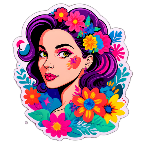 Profilo artistico di Barbara Alberti con fiori