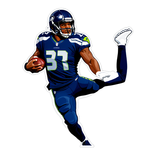 Unbelievable Catch! Seattle Seahawks Star Defies Gravity in Stunning Aerial Gameplay!