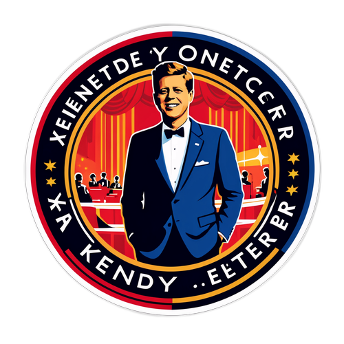 Sophisticated Kennedy Center Events Sticker