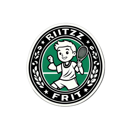 Sticker na 'Fritz' sa Tennis Court
