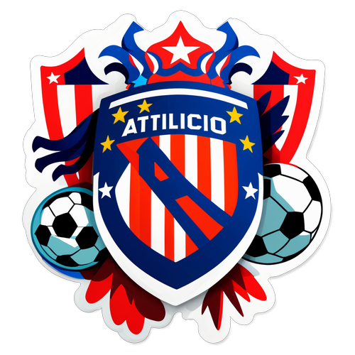 Sticker Dinamis Atletico Madrid: Semangat Sepak Bola yang Membara!