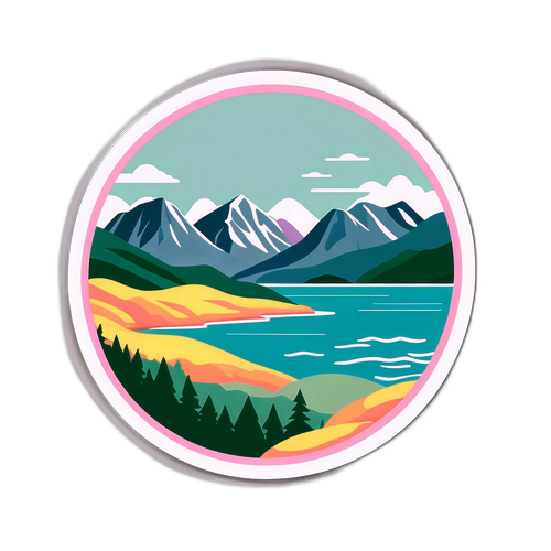 Minimalt klistremerke av Vågan kommune