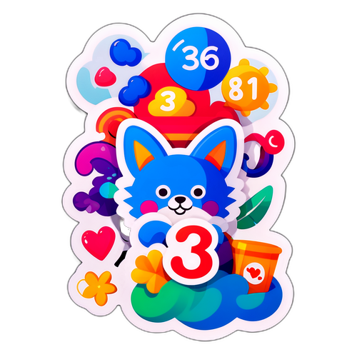 Adesivo Divertido dos Resultados da Lotofácil