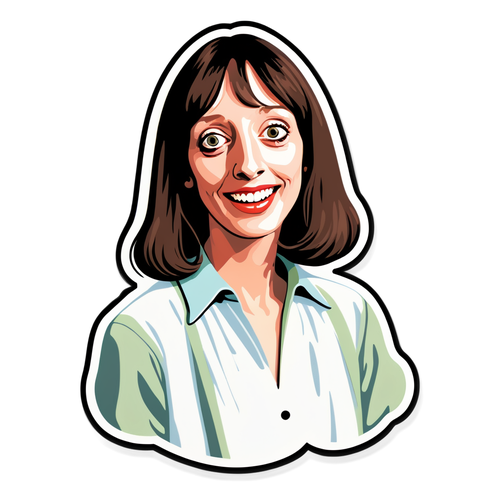 ¡Descubre la Pegatina Más Única de Shelley Duvall: Un Tributo a su Talento Indiscutible!