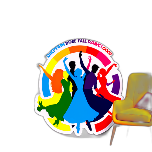 Dansvloer Sticker voor Dansschool Diepenbeek