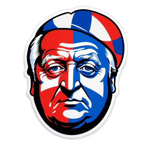 Jean-Marie Le Pen Sticker Konzept