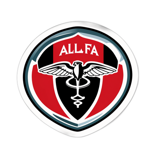 Αυτοκόλλητο με τον Λογότυπο της Alfa Romeo